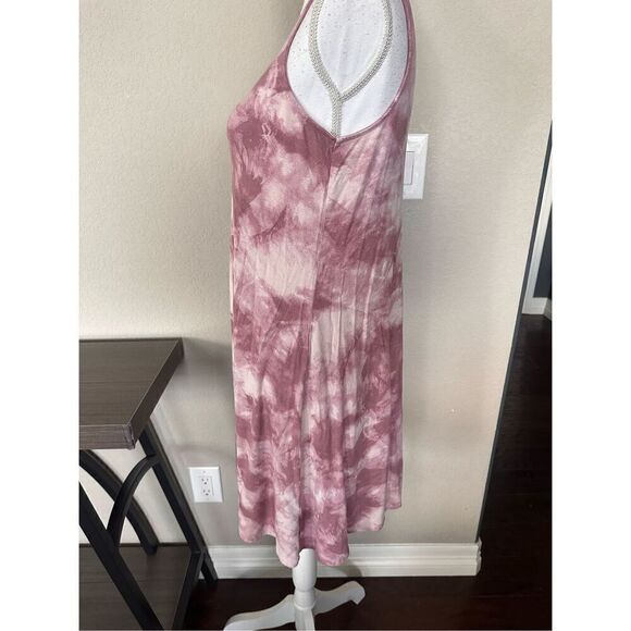 Old navy Plum Tie Dye Tank Top Dress - Picture 4 of 5